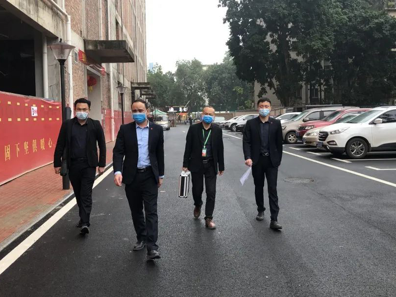 南鷹苑工地巡檢，打好復(fù)工第一戰(zhàn)